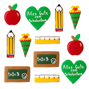 Back to School - Kekskollektion kann personalisiert werden Text auf Keks: