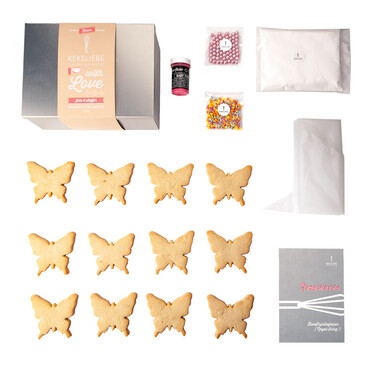 Schmetterlinge `Do it yourself` Mit Text: